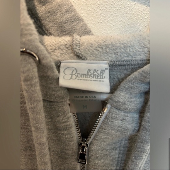 Bombshell Sportswear Oversized Hoodie (Heather Gray) - Picture 2 of 9